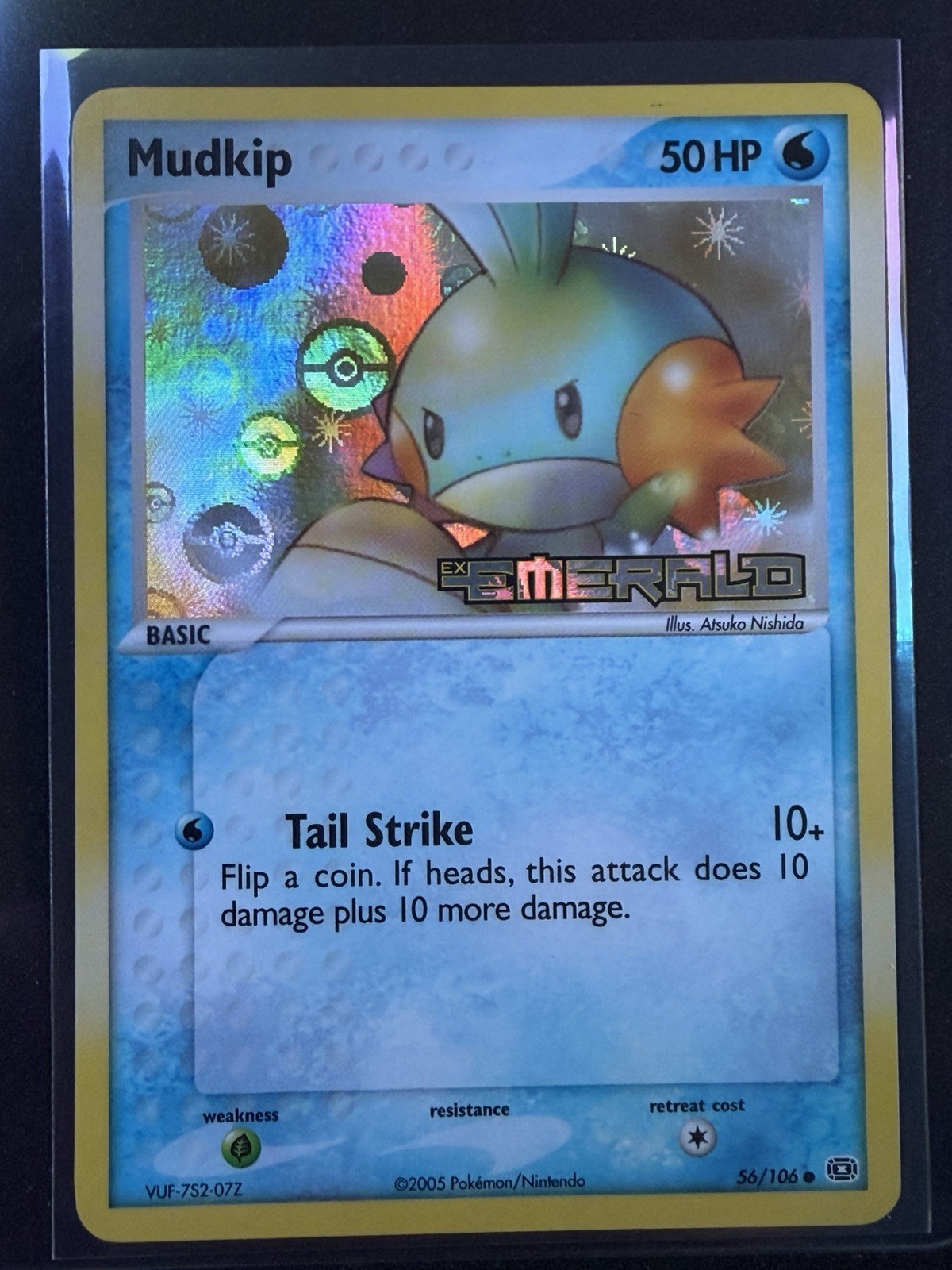 Nintendo Mudkip EX 2005 Emerald Reverse Holo 56/106 50HP English… #1.