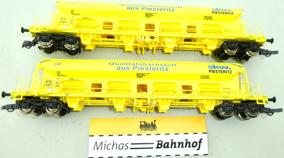 Roco 67142 Schwenkdachwagen Tads SKW Piesteritz 2-tlg Set H0 1:87 HH3 å