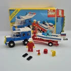 Lego Town 6698 RV with Speedboat - 1986 Partial Set With Original Box NO MANUAL