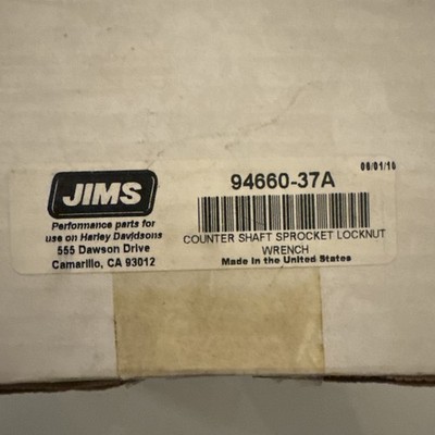JIMS USA JIM94660-37A MAINSHFT SPROCKET/PULLEY LOCKNUT WR SKT
