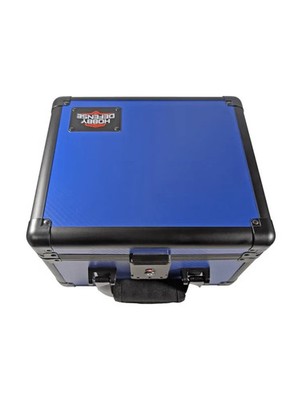 Graded Card Case, 2 Row, Combination Lock, Foam, Blue PSA Slab Case for Cards