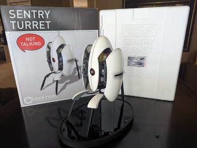 RARE! Portal 2 Sentry Turret Gaming Heads Aperture Valve Statue 511 of 750