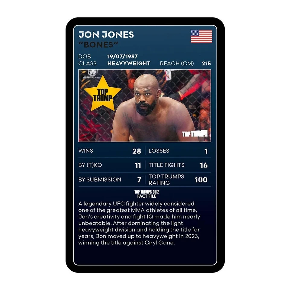 MMA Mixed Martial Arts Top Trumps Limited Edition Card Game - Image 2 of 4