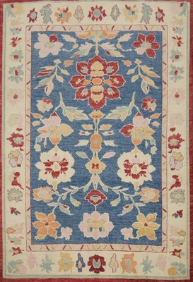  Oushak Oriental Area Rug 8x10 Vegetable Dye Hand-made Floral Living Room Carpet