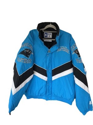90s APEX NFL Carolina Panthers ナイロンジャケット Vintage 1990s Carolina Panthers Men's Starter Jacket Proline Size