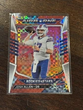 2022 Rookies And Stars Airborne Red Plaid Josh Allen #AI-1 (D)