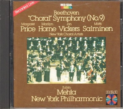 Beethoven: Choral Symphony No. 9 in D Minor Op. 125 [CD] [*READ*, GOOD Cond.]