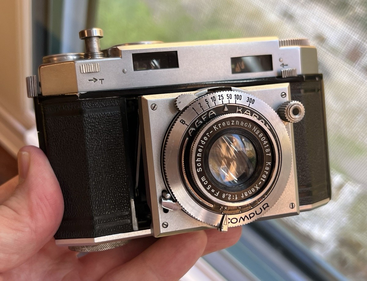 Agfa Karat 2.8 35mm Film Camera Xenar 2.8 50mm Lens Compur 1/300th