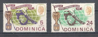 Dominica 191 92 Fussball WM 1966 kpl.