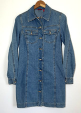 Women's Vintage GAP Blue Jeans Special Denim Dress Sz 4
