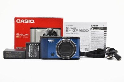 Casio Exilim EX-ZR1600 Kompaktkamera Blau aus Japan