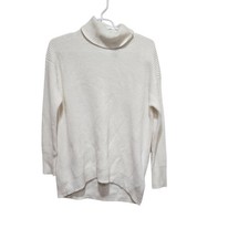 J.Crew Cashmere Cotton Rollneck Sweater Womens XS Ivory NWT