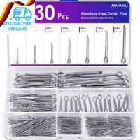 330 StüCk Splinte Sortiment Edelstahl, 7 GrößEn Splint Set M1/M1.5/M2/M2.5/M3/M4