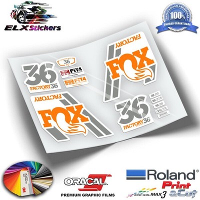 FOX 36 2018 WP85 FORK STICKERS AUFKLEBER DECALS AUTOCOLLANTS ADESIVI MTB