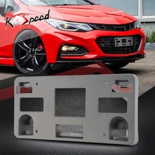 Front Bumper License Plate Tag Mounting Bracket Holder for 16-18 Chevy Cruze
