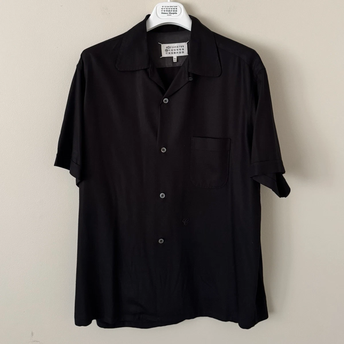 Maison Margiela Short Sleeve Casual Button-Down Shirts for Men for