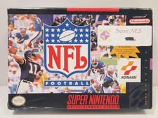 NFL Football Super Nintendo  SNES Authentic BOX ONLY