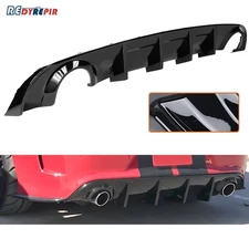 Rear Diffuser for 15-2023 Dodge Charger SRT Gloss Black OE Style Rear Bumper Lip