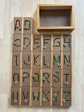 Tag Think and Grow - Motor Alphabet Uppercase - Complete Set with Tray - 27 pcs