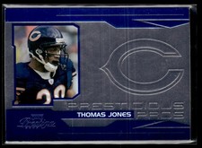2007 Playoff Prestige Prestigious Pros Blue Thomas Jones 0693/1000 Chicago Bears