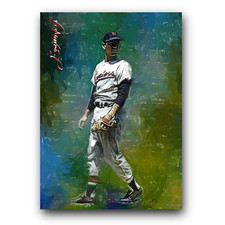 Camilo Pascual #2 Art Card Limited 14/50 Vela Signed (Washington Senators)
