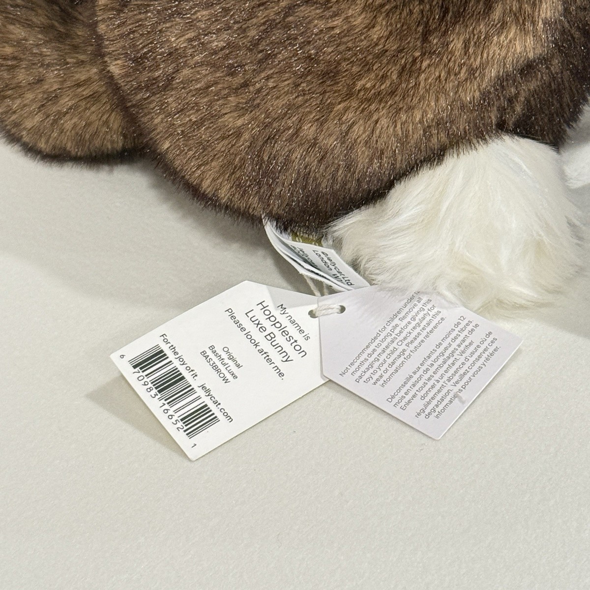 Jellycat Hoppleston Luxe Bunny BNWT - 100% Authentic - Ship from