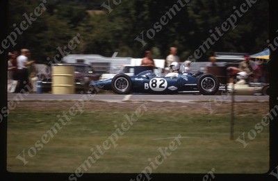 SL20  Slide 1968 Kodachrome open wheel race car Hustler 477a