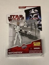 Star Wars The Clone Wars Matchstick Action Figure CW34 Hasbro 2009 Clone Trooper