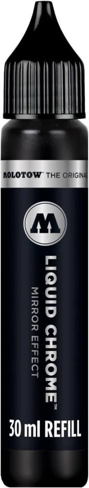 Versátil recarga de cromo líquido de 30 ml: pintura acrílica resistente a los rayos UV para artistas Foto 3 de 4