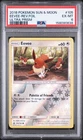 EEVEE - REV FOIL - ULTRA PRISM SUN & MOON #105 PSA 6 POKEMON 2018