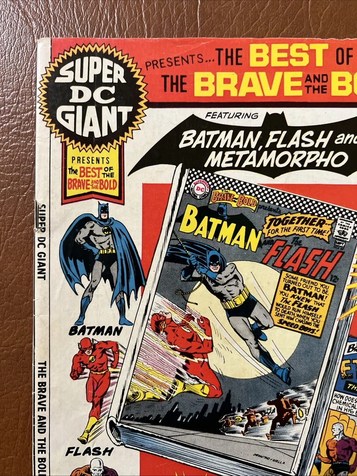 DC Comics Super-Giant Issue S-16 KEY: VG+ to FN- Best of Brave/Bold 1970 $7 Ship - Image 3 of 4