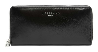 LIEBESKIND BERLIN Sally Zip Around Wallet L Geldbörse Black schwarz Neu