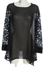 L.B.C Camicetta lunga Donna Camicetta a blusa Taglia IT 42 nero elegante