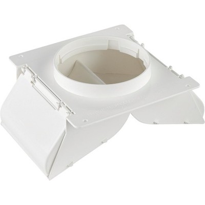 P-Tec Products 4 In. White Plastic No Pest Eave & Soffit Vent NPSEW P-Tec