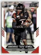 Chatarius Atwell 2021 Score Louisville Cardinals Rookie #336