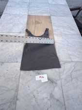 Brandy Melville CHARCOAL Ribbed Lace Trim Tank Top Size Small 20
