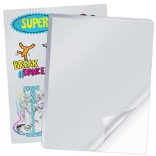 Koala Printable Silver Vinyl Sticker Paper for Inkjet and Laser