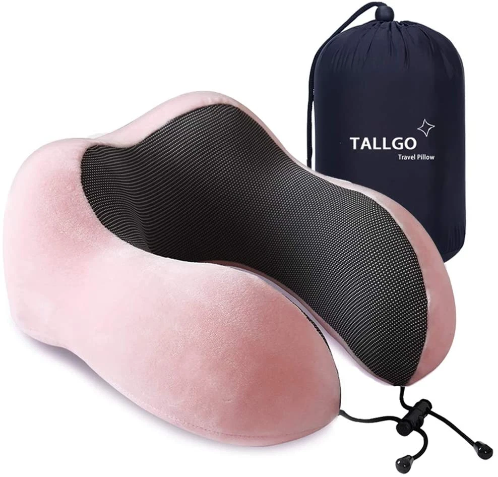 Travel Pillow, Best Memory Foam Neck Pillow Head Support Soft Pillow for Sleepin