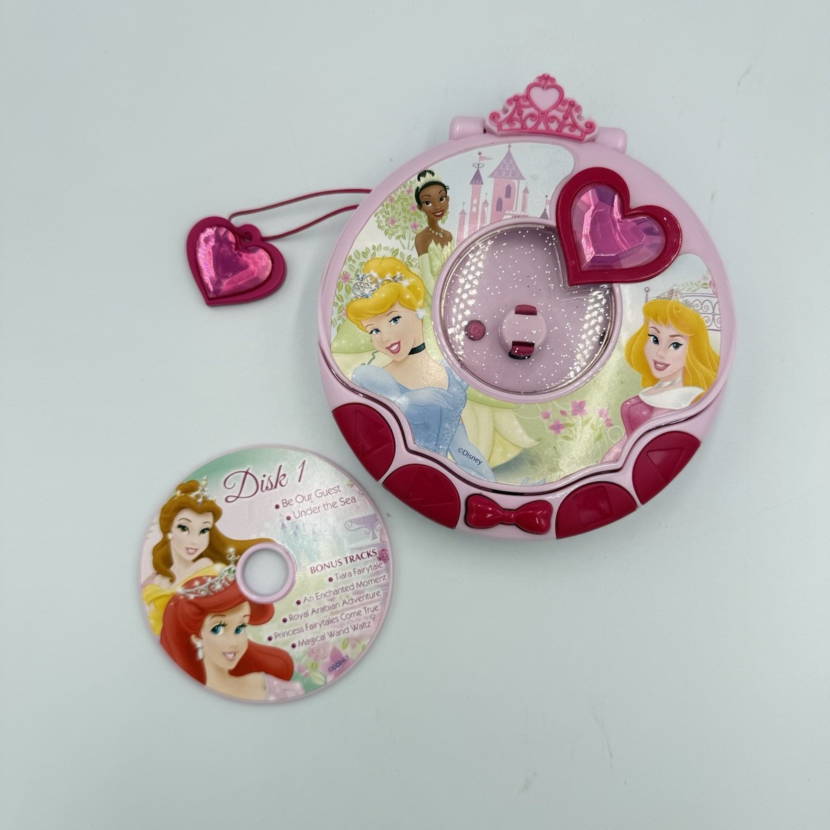 Disney Princess Royal Melodies CD Player w/ 1 Music CD Belle Ariel