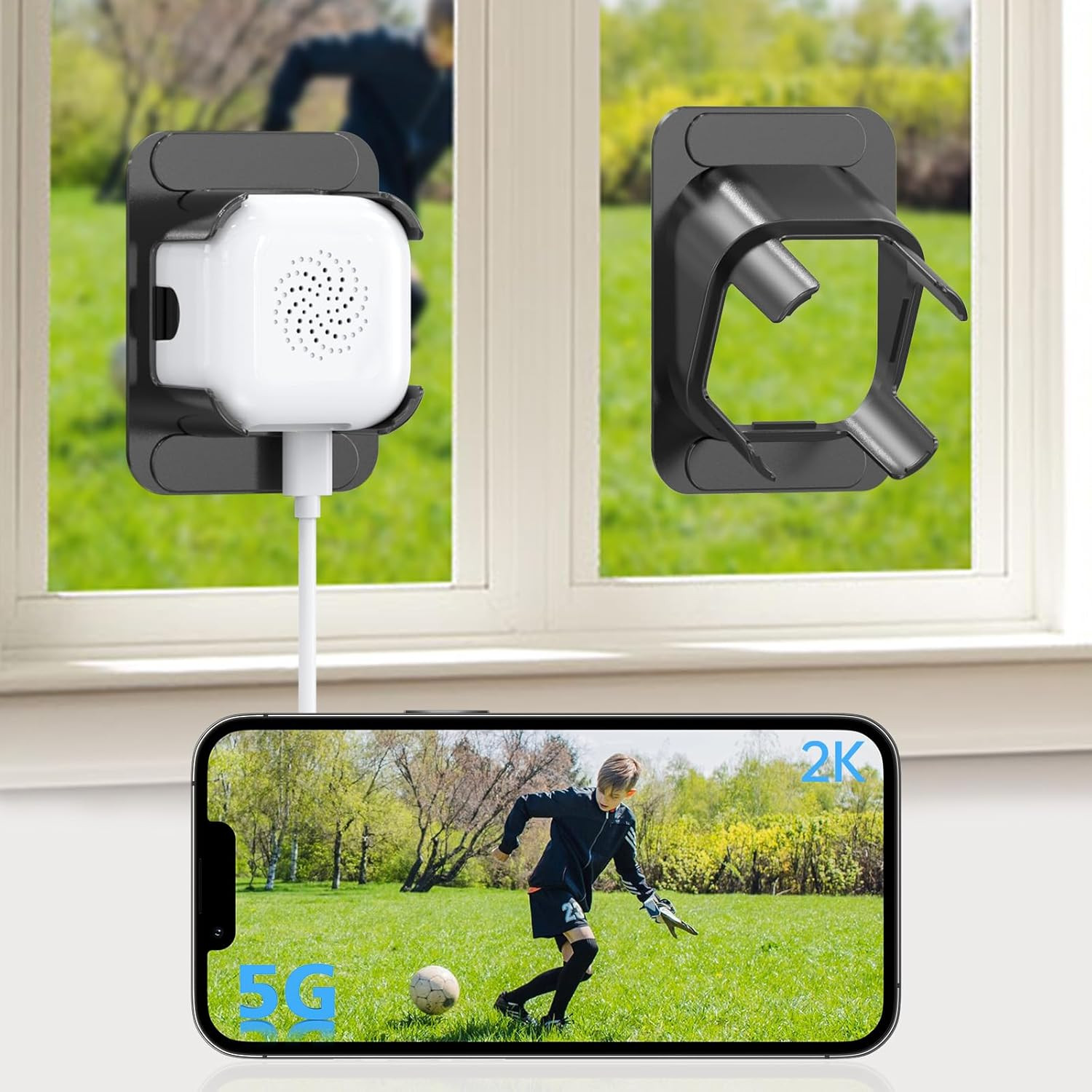 Telecamera Finestra Bambini e Animali 2K 3MP - Sicurezza Casa Indoor