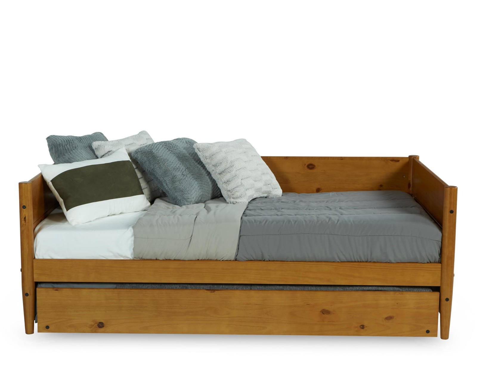 Camaflexi Mid-Century Daybed, Twin, Castanho