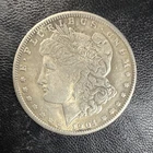 1904 Morgan Silver $1 Dollar Coin, Business Strike, Circulated, Uncertified