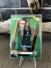 2024 Panini Prizm WNBA 147 Angel Reese Rookie Variation Green Prizm RC