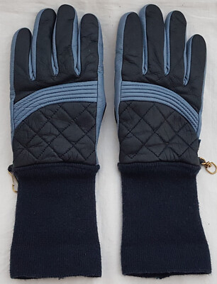 Haveba Lederhandschuh Sport-Handschuhe Gr. 7/S neu Motorradhandschuhe blau
