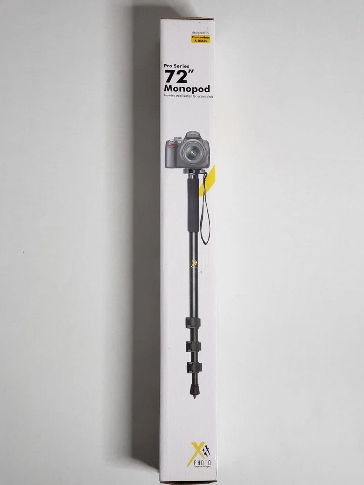Monopod Camera Stand Pro Series 72 Inch Camera Video Camcorder  - Image 2 of 4