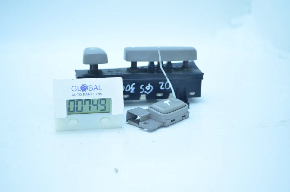 98-05 LEXUS GS300 INTERRUPTOR DE CONTROL ASIENTO LADO CONDUCTOR DELANTERO IZQUIERDO OEM Foto 3 de 4