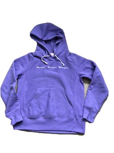 Champion Inversa Tejido Sudadera Con Capucha Polar Caliente-Tamaño Pequeño  Lila apenas usado | eBay