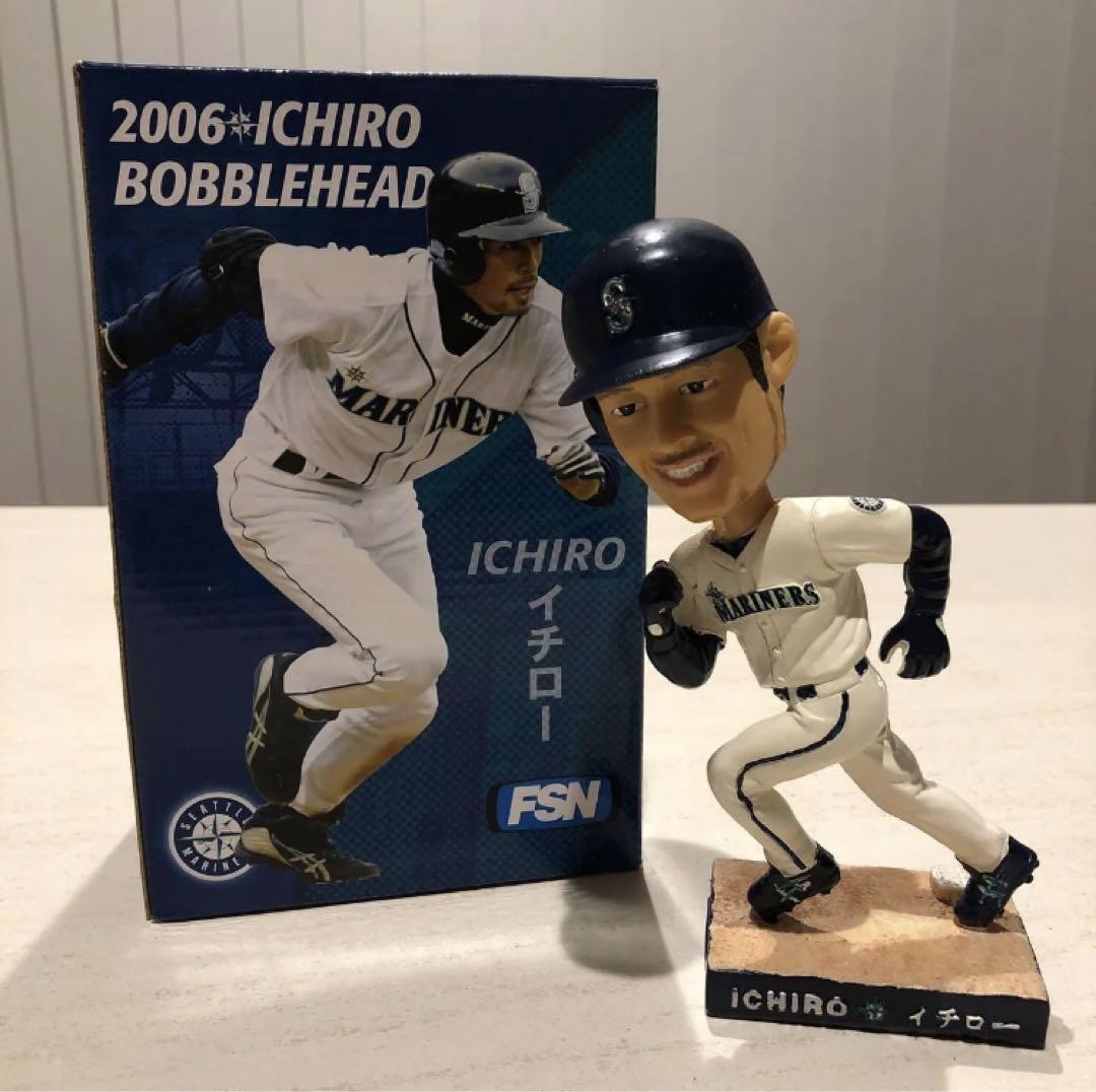 PLAYER BOBBLE ICHIRO(イチロー） Ichiro Mariners Bobblehead 2006 Japan-US Baseball Hall of