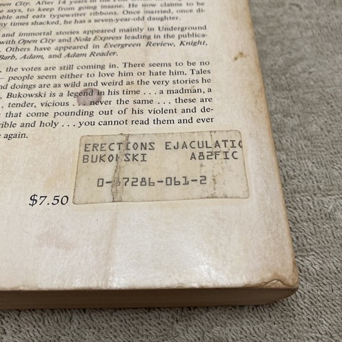 Charles Bukowski / Erections Ejaculations Exhibitions and General Tales SEVENTH - Picture 11 of 18