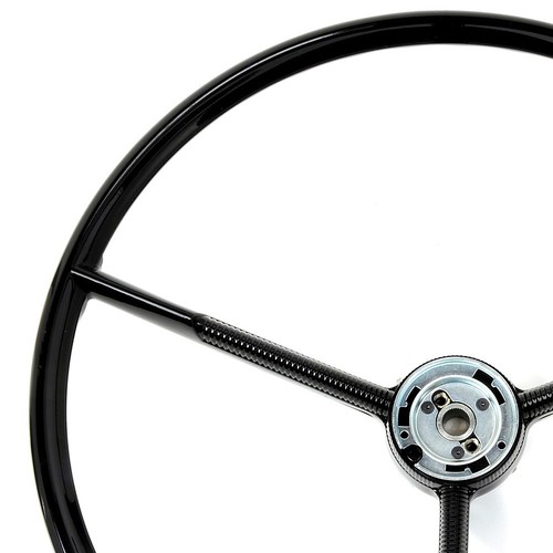 New! 1960 - 1963 Ford Falcon Black Steering Wheel Original Style 1961-1970 Truck - Picture 7 of 9